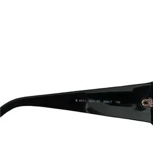 Burberry Black Sunglasses with Plaid Case Burberry | Accessories | Burberry Black B41 Prescription  main image 3